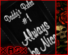 SD| Daddy's Rules |# 1