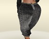 PA CUFF BLK BAGGY PANT