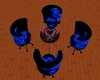 [L] Dragon 4 chairs set