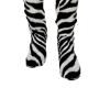 zebra boots