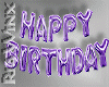 Happy Birthday Purple