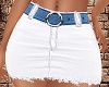 White Jeans Skirts RL