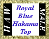 Royal Blue Hakama Top M