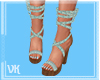 ᘎК~Boho Blue Sandals
