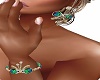 earrings  braclets lotus