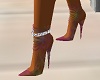pink and yellow heels