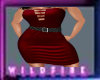 Sexy Dark Red Dress