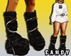 !C 3/3 Fur Lace Boots