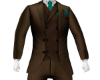 Suit Brown Teal