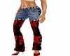 Black/Red Chaps n Jeans