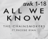 Chainsmokers:All We Know