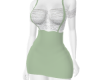 white/green outfit