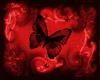small red butterfly room