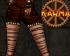 steampunk leather shorts