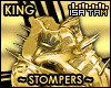 ! GOLD KING Stompers