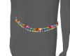 Rainbow waist beeds