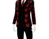 Red Hearts Black Suit