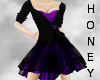 *h* Lace Dress Purple