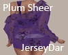 Sheer CoverUp Plum