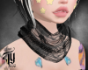 666 l scarf goth