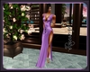 robe soiree mauve rose