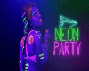 CD Neon Party Pic Frame