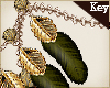 (Key)Boho fur necklace