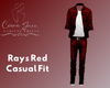 Rays Red Casual Fit