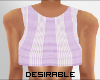 D| Purple Cropped Top
