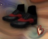 Black 2Tone Red Shoe