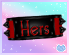 Red Hers Armband R/M