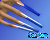 SWMM | nails True Blue