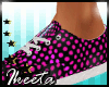iC|Pink PolkaDots Vans
