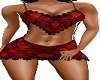 RED PLAID DRESS RL