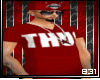 Thug V Neck [Red]