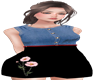 A II Denim midie dress