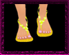 AXelini Yellow Sandals
