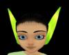 lime greenkitty ears