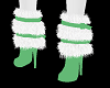 Light Green Fur Boots