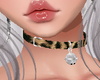 Cheetah Bell choker