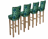 emerald bar stool set v1
