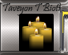 Gold Candles Pic Frame 2