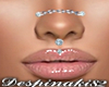 Ds Nose Chain+Lips Pierc
