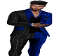 Blue/black Silverstrip