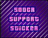 {G}Support Sticker-500CR
