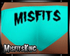 Misfits Aqua Panties