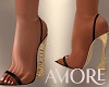 Amore Gold Heels