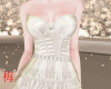梅 bridal white gown