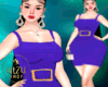 Aubrey purple dress