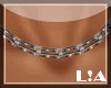 L!A silver necklace